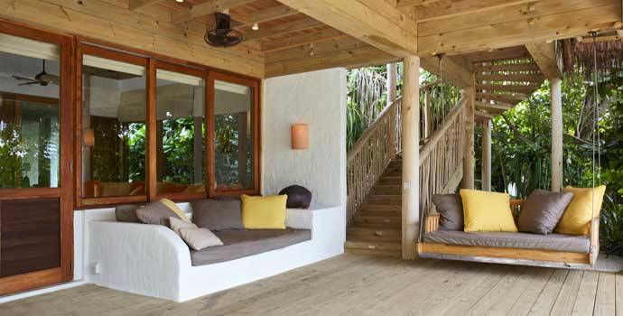 Terrasse, Soneva Fushi Family Villa Suite with Pool, One Bedroom Villa Suite with Pool, Soneva Fushi Resort