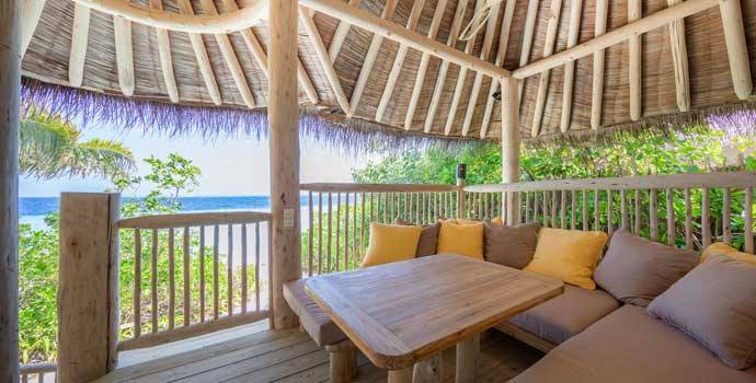 Balkon, Crusoe Suite with Pool, One Bedroom Villa Suite with Pool, Soneva Fushi Resort