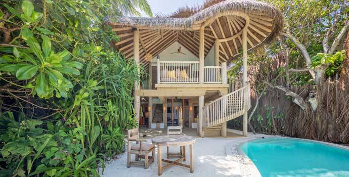Crusoe Suite with Pool, One Bedroom Villa Suite with Pool, Soneva Fushi Resort