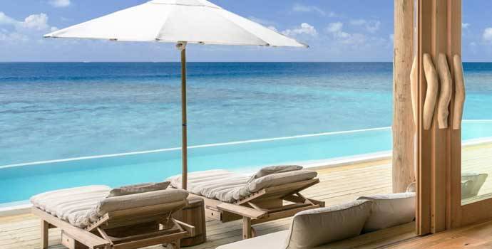 Pool, 1 Bedroom Water Retreat with Slide, One Bedroom Water Retreat, Soneva Fushi Resort