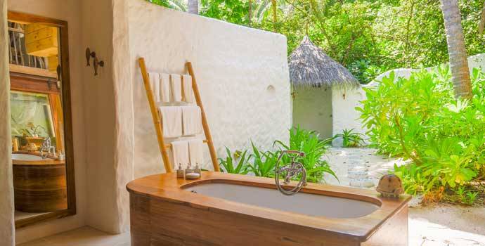 Badewanne, 2 Bedroom Crusoe with Pool, Two Bedroom Villa with Pool, Soneva Fushi Resort