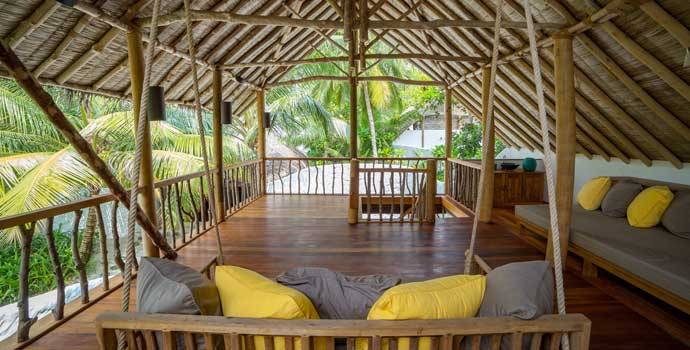 Balkon, 2 Bedroom Soneva Fushi Villa with Pool, Two Bedroom Villa with Pool, Soneva Fushi Resort