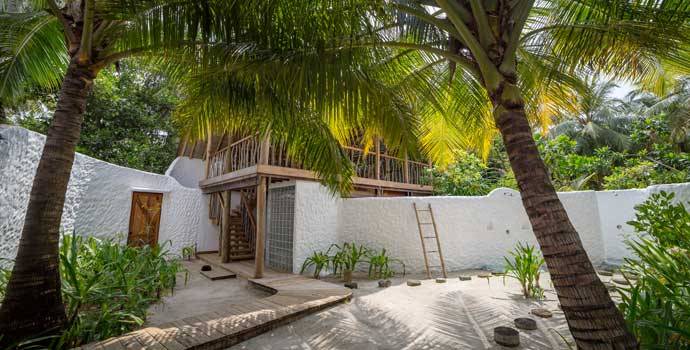 Aussenbadezimmer, 2 Bedroom Soneva Fushi Villa with Pool, Two Bedroom Villa with Pool, Soneva Fushi Resort