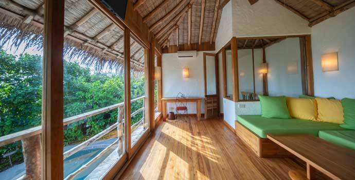 Wohnen Obergeschoss, 2 Bedroom Soneva Fushi Villa Suite with Pool, Two Bedroom Villa with Pool, Soneva Fushi Resort