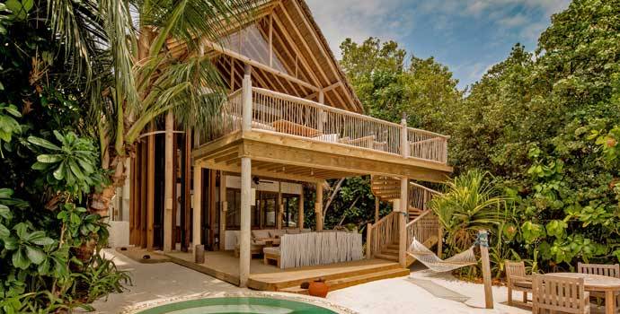 2 Bedroom Crusoe Suite with Pool, Two Bedroom Villa Suite with Pool, Soneva Fushi Resort