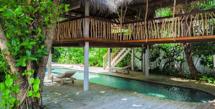 Terrasse, Sunset Retreat, Two Bedroom Villa Suite with Pool, Soneva Fushi Resort
