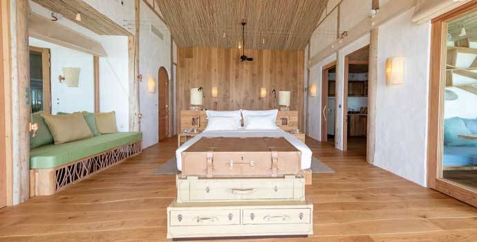Schlafzimmer, 2 Bedroom Water Retreat with Slide, Two Bedroom Water Retreat, Soneva Fushi Resort