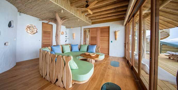 Wohnen, 2 Bedroom Water Retreat with Slide, Two Bedroom Water Retreat, Soneva Fushi Resort