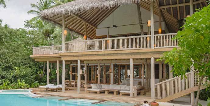 Aussenansicht, 3 Bedroom Soneva Fushi Villa Suite with Pool, Three Bedroom Villa Suite with Pool, Soneva Fushi Resort