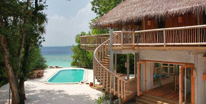Ausblick, 3 Bedroom Crusoe Suite with Pool, Three Bedroom Villa Suite with Pool, Soneva Fushi Resort