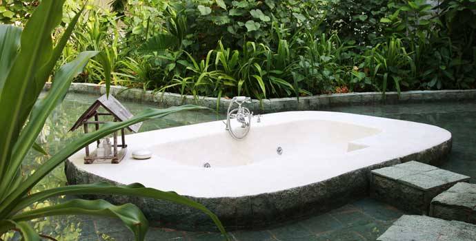 Badewanne, 3 Bedroom Crusoe Suite with Pool, Three Bedroom Villa Suite with Pool, Soneva Fushi Resort