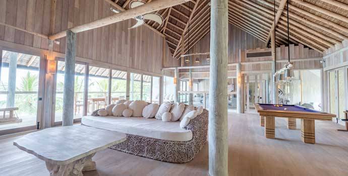 Billard, Villa One, Three Bedroom Residence with Pool, Soneva Fushi Resort