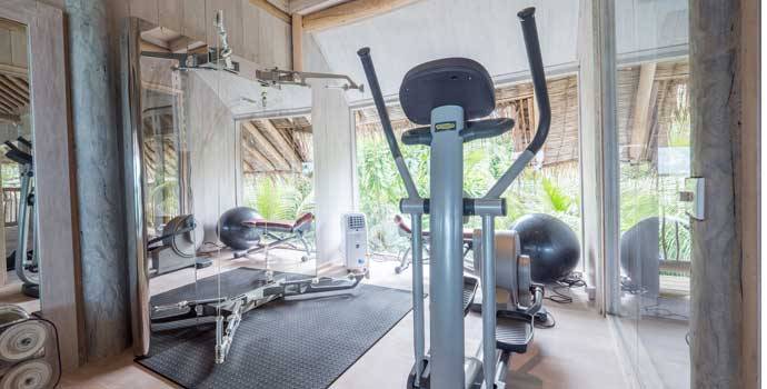 Fitnessraum, Villa One, Three Bedroom Residence with Pool, Soneva Fushi Resort
