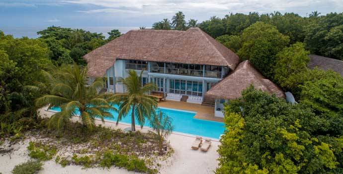 Aussenansicht, Villa One, Three Bedroom Residence with Pool, Soneva Fushi Resort