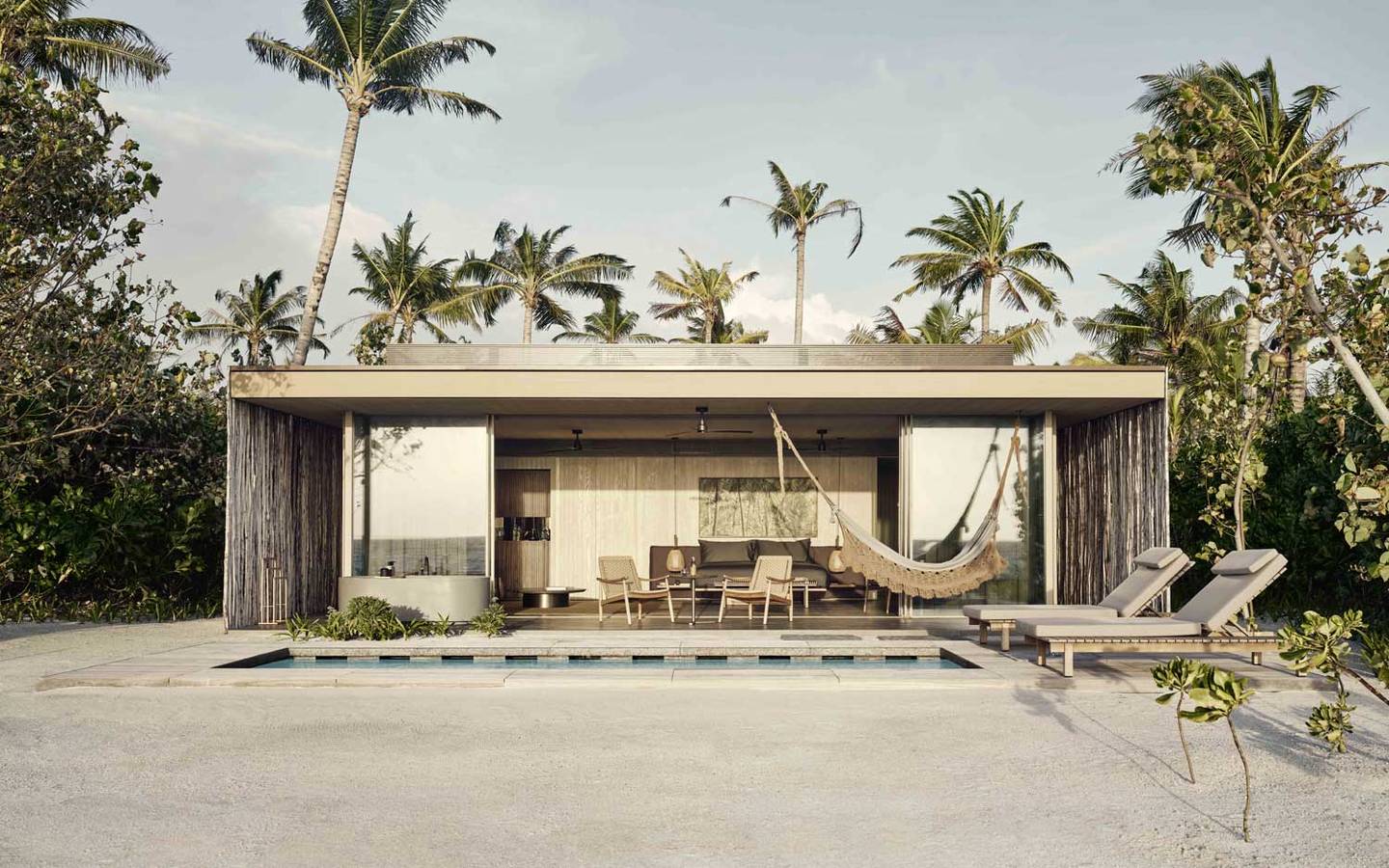 1-Bedroom Sunset Beach Pool Villa