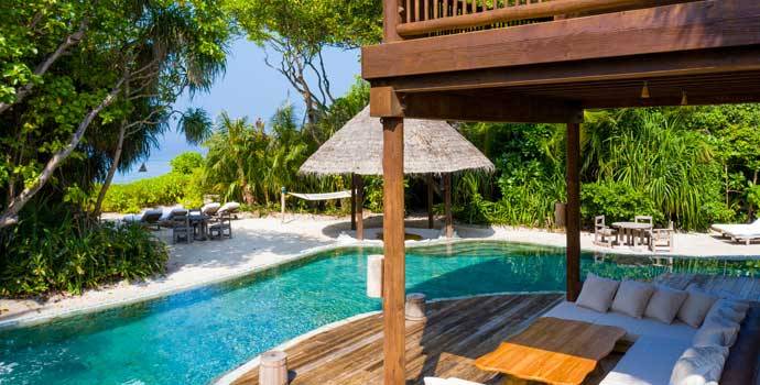 Terrasse, Villa 41, Three Bedroom Residence with Pool, Soneva Fushi Resort