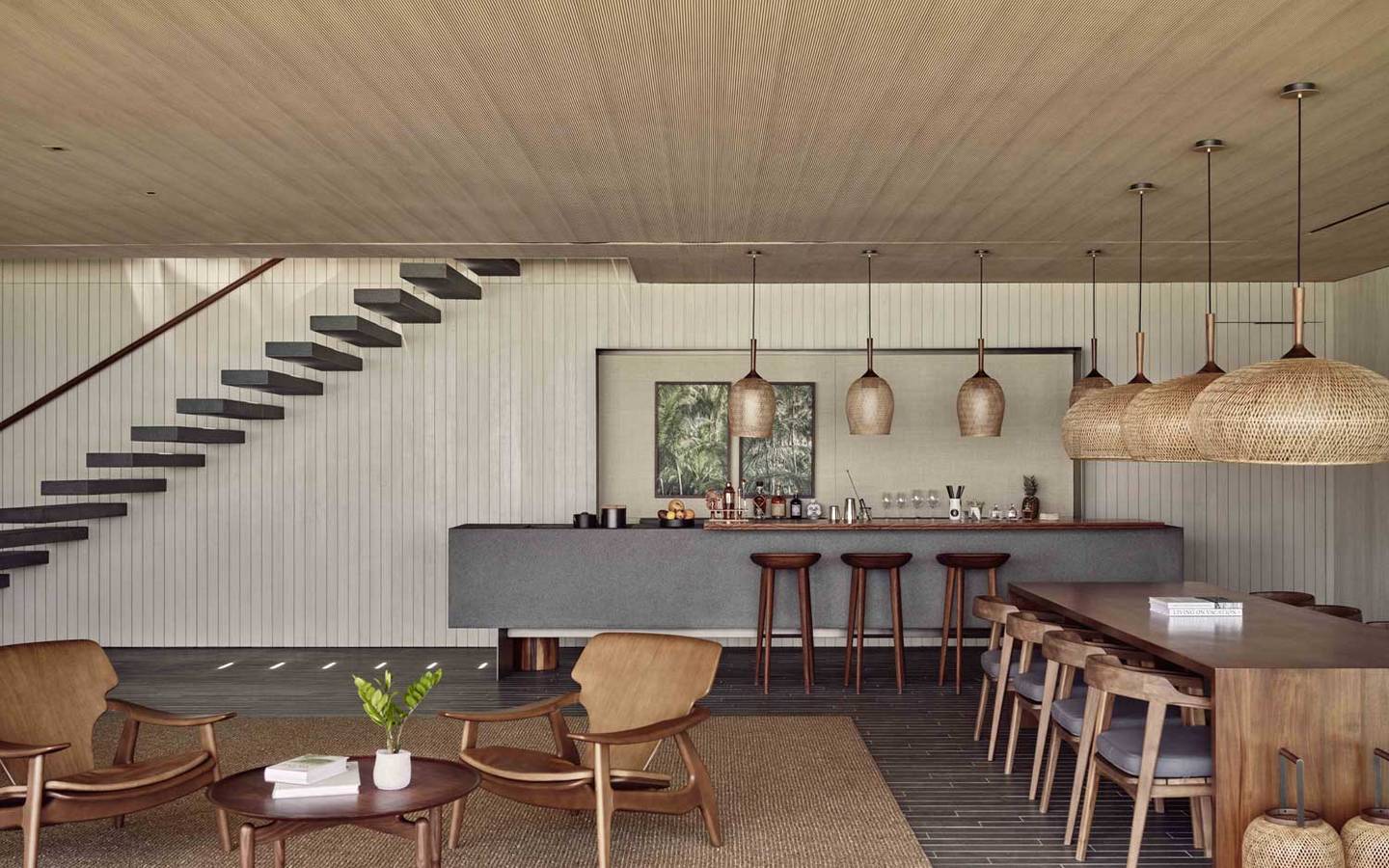 Beach House with Private Pool and Sunset