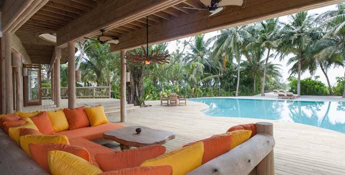 Terrasse, Villa 14, Three Bedroom Residence with Pool, Soneva Fushi Resort