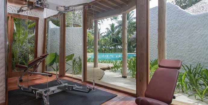 Fitnessraum, Villa 14, Three Bedroom Residence with Pool, Soneva Fushi Resort