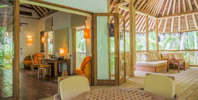 Balkon, 4 Bedroom Soneva Fushi Villa Suite with Pool, Four Bedroom Villa Suite with Pool, Soneva Fushi Resort