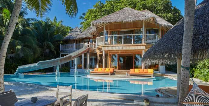 Villa 15, Four Bedroom Residence with Pool, Soneva Fushi Resort