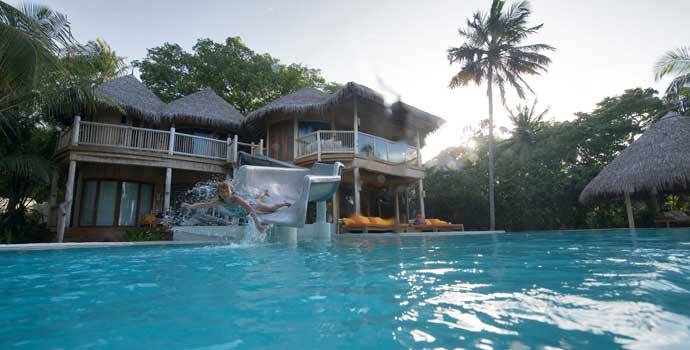 Wasserrutsche, Villa 15, Four Bedroom Residence with Pool, Soneva Fushi Resort