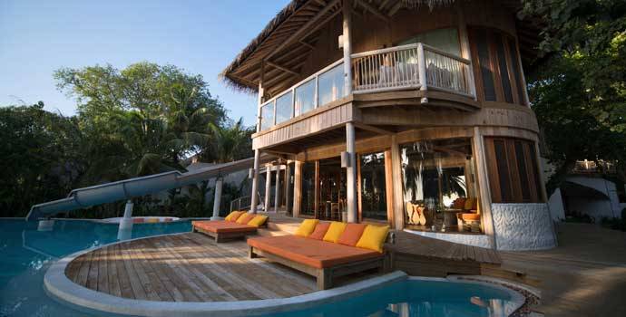 Terrasse, Villa 15, Four Bedroom Residence with Pool, Soneva Fushi Resort