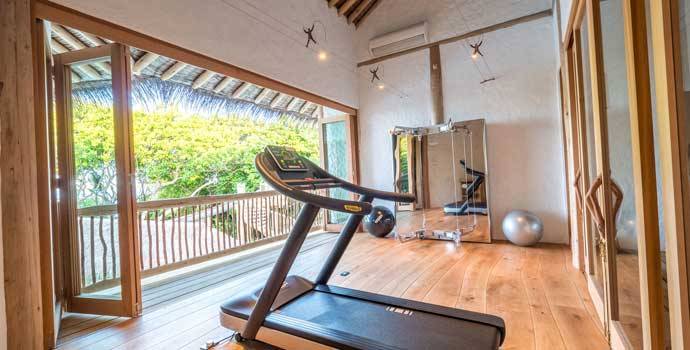 Fitnessraum, Villa 37, Five Bedroom Residence with Pool, Soneva Fushi Resort