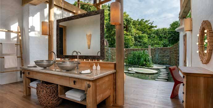 Badezimmer, Villa 37, Five Bedroom Residence with Pool, Soneva Fushi Resort