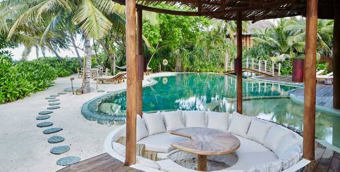 Terrasse, Villa 42, Six Bedroom Private Residence with Pool, Soneva Fushi Resort