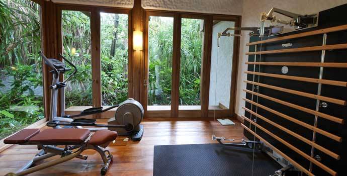Fitnessraum, Villa 42, Six Bedroom Private Residence with Pool, Soneva Fushi Resort