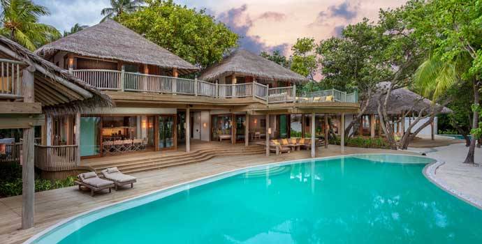 Sunset Reserve, Six Bedroom Sunset with Pool, Soneva Fushi Resort