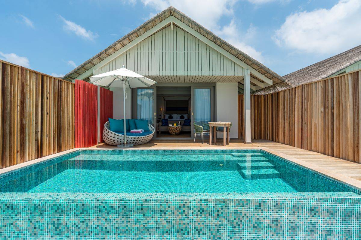 Cora Cora Maldives, Lagoon Pool Villa, Außenbereich mit Pool