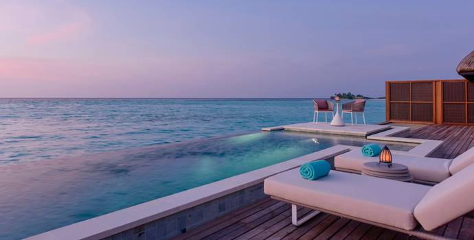 Sunrise Two Bedroom Water Suite with Pool, Four Seasons Resort Maldives at Kuda Huraa