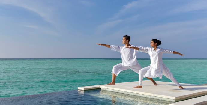 Sunrise Two Bedroom Water Suite with Pool, Four Seasons Resort Maldives at Kuda Huraa