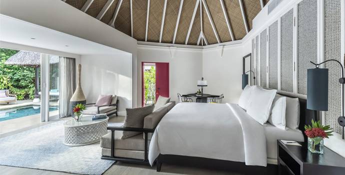 Deluxe Beach Pavillion with Pool, Four Seasons Resort Maldives at Kuda Huraa