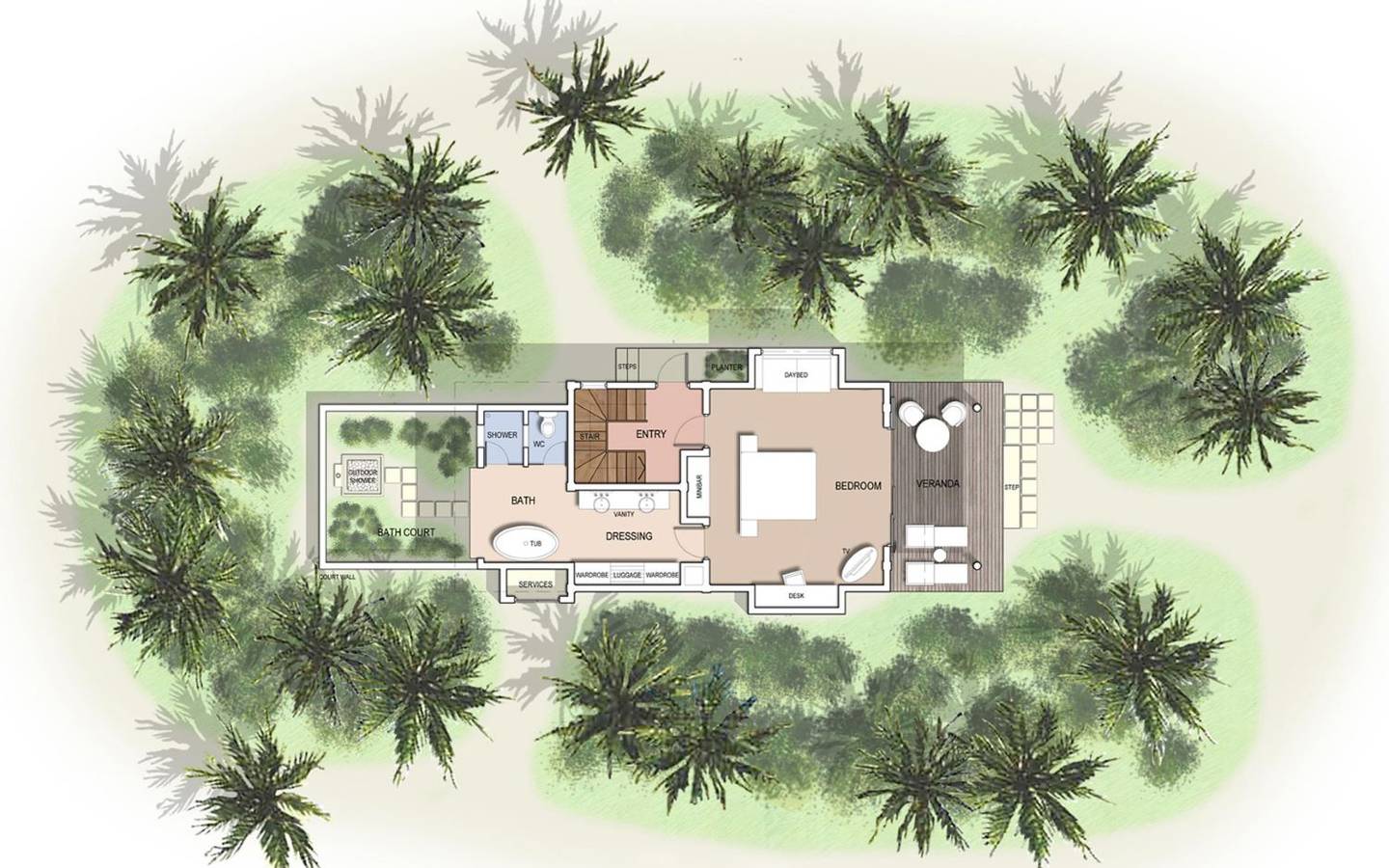 Two-Bedroom Beach House