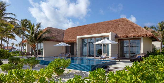 2 Bedroom Beach Suite Villa with Private Pool, Radisson Blu Resort Maldives