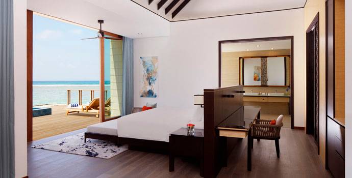 Wohnen, Overwater Villa with Private Pool, Radisson Blu Resort Maldives