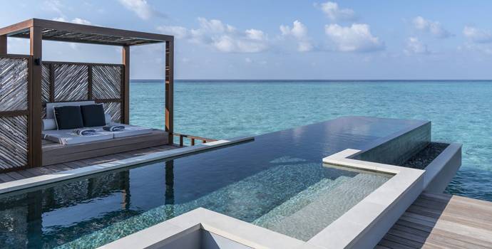 Sunrise Family Water Villa with Pool, Four Seasons Resort Maldives at Landaa Giraavaru