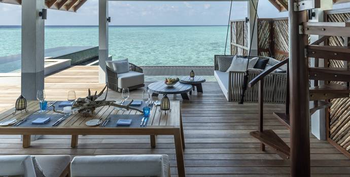 Sunrise Family Water Villa with Pool, Four Seasons Resort Maldives at Landaa Giraavaru