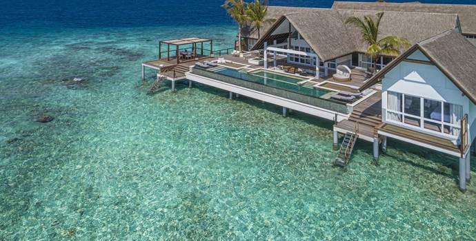 Sunset Three-Bedroom Water Suite,  Four Seasons Resort Maldives at Landaa Giraavaru