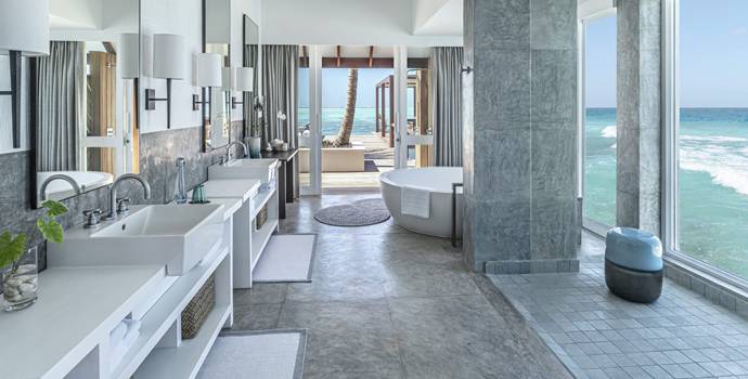 Sunset Three-Bedroom Water Suite,  Four Seasons Resort Maldives at Landaa Giraavaru