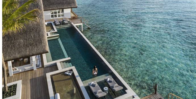 Sunset Three-Bedroom Water Suite,  Four Seasons Resort Maldives at Landaa Giraavaru