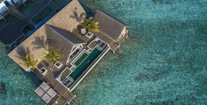Sunrise Three-Bedroom Water Suite,  Four Seasons Resort Maldives at Landaa Giraavaru
