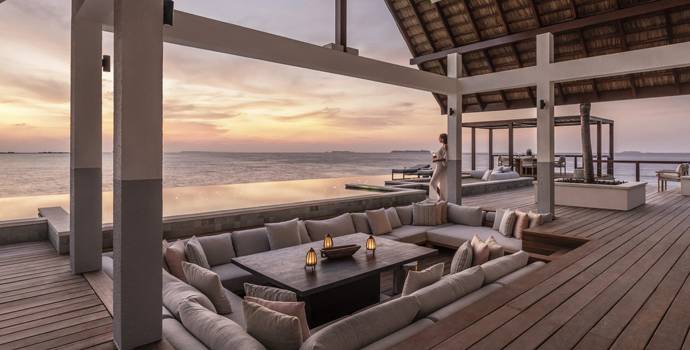Sunrise Three-Bedroom Water Suite,  Four Seasons Resort Maldives at Landaa Giraavaru