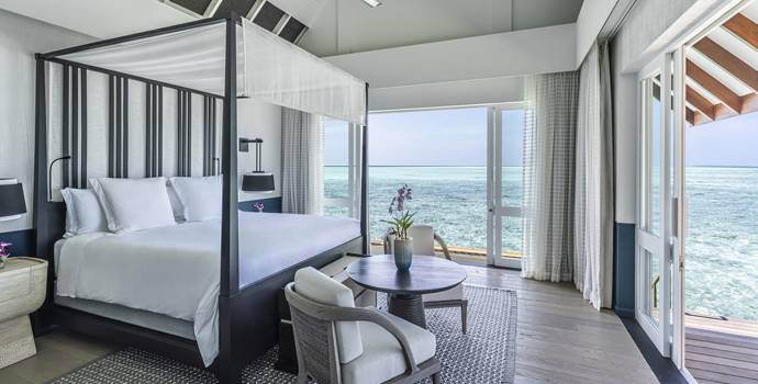 Sunrise Three-Bedroom Water Suite,  Four Seasons Resort Maldives at Landaa Giraavaru