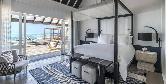 Sunrise Three-Bedroom Water Suite,  Four Seasons Resort Maldives at Landaa Giraavaru