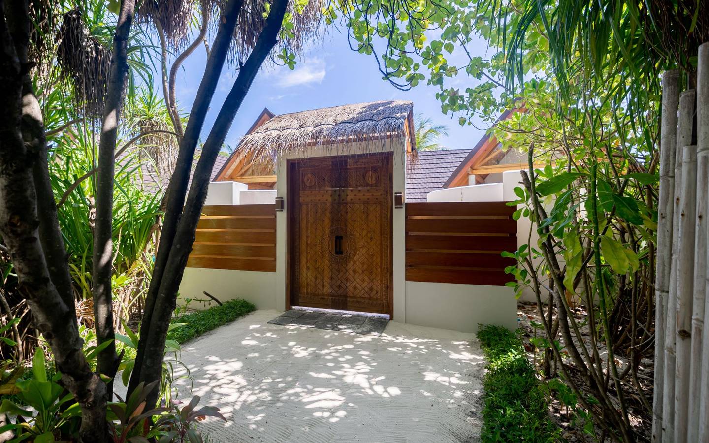 Fushifaru Maldives, Premium Beach Duplex Villa, Eingangsbereich