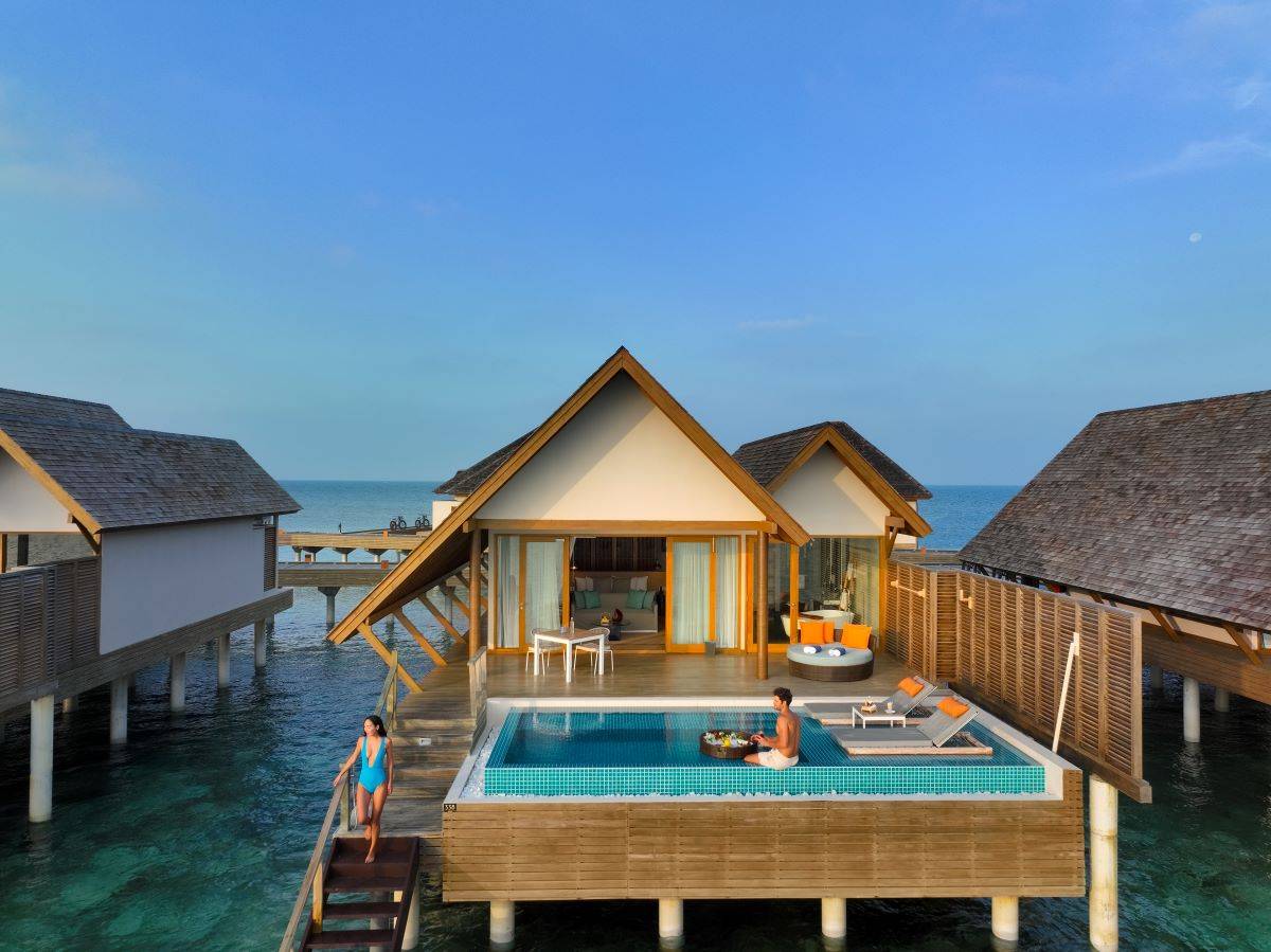 Emerald Faarufushi Resort & Spa, Malediven, Water Villa with Pool, Außenansicht